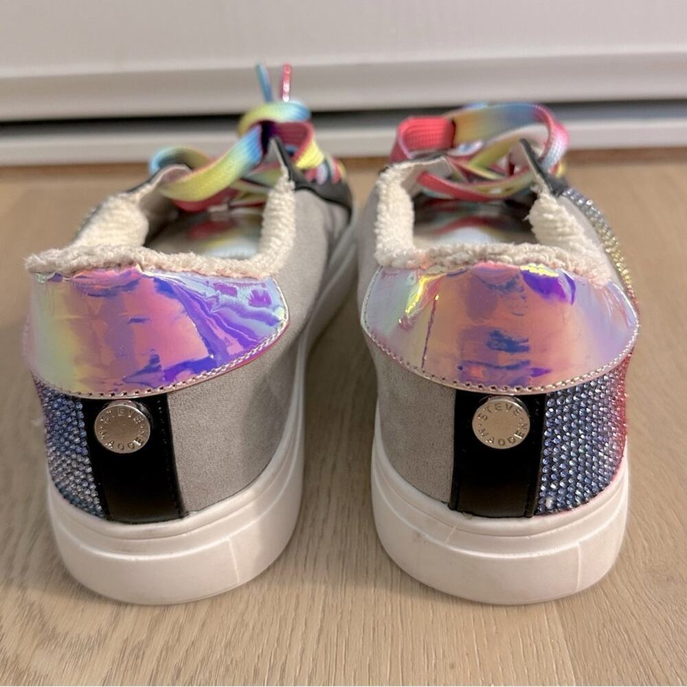 Kids SZ 3 Jrezume Steve Madden Colorful Star Sneakers - Picture 4 of 8